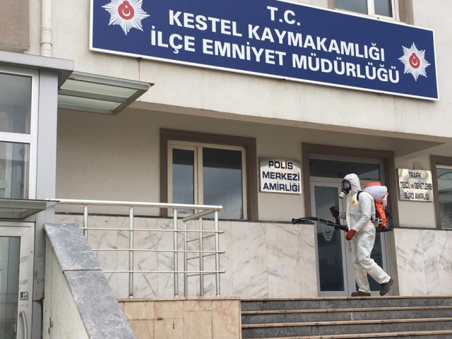 Kestel’de koronavirüs önlemleri