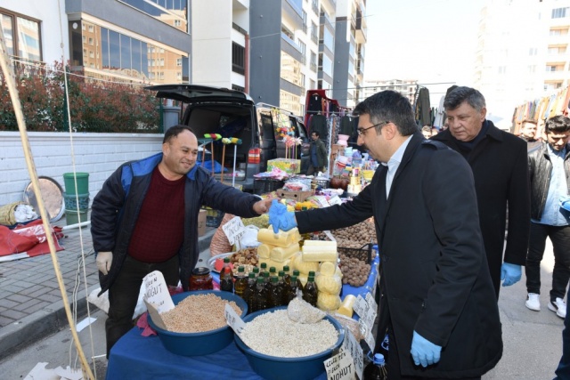 Pazar yerlerinde Korona önlemi
