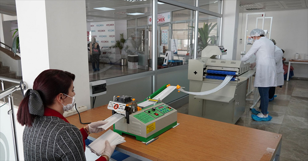 Keçiören Belediyesi maske üretim kapasitesini artırdı