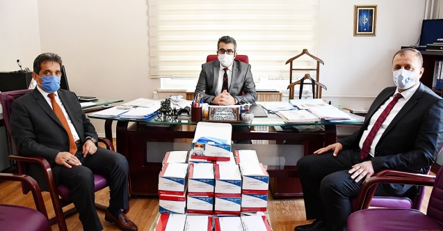 Yüz yüze eğitime 35 bin maske ve hijyen seti desteği