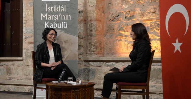 Bursa Osmangazi'de Dr. Karabağ'la İstiklal Marşı söyleşisi