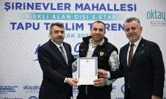 Yıldırımda tapu sevinci