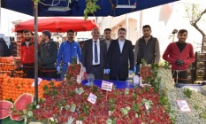 Pazar yerlerinde Korona önlemi