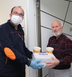 Her gün 2.500 kişiye 2 öğün