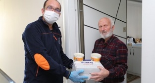 Her gün 2.500 kişiye 2 öğün