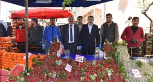 Pazar yerlerinde Korona önlemi