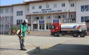 İnegöl’de Okullar Yeni Eğitim Öğretim Yılına Hazırlanıyor