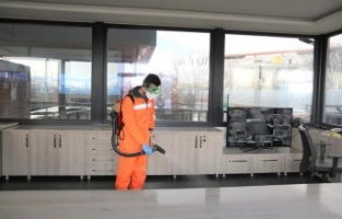 Sivas’ta OSB fabrikaları ilaçlandı