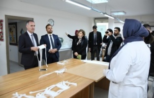 İnegöl Belediyesi 35 bin maske üretti