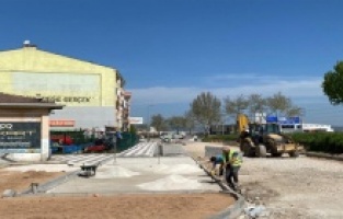 İnegöl’de yol yapım çalışmaları hız kesmiyor