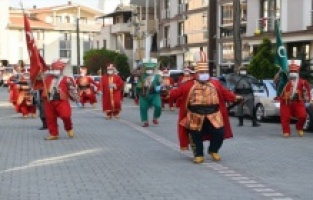 Mustafakemalpaşa’da mehterli 23 Nisan kutlaması