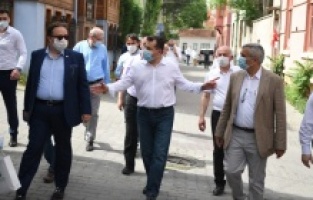 Başkan Balıkesir’in ilçelerinde projeleri denetledi