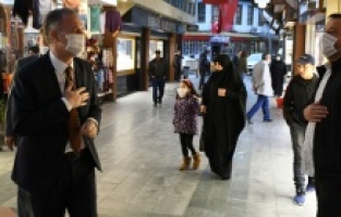 Başkan İnegöllü esnafla buluştu