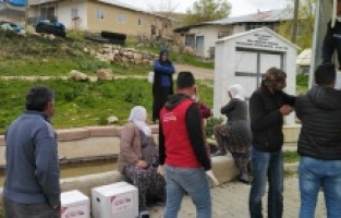 Kahramanmaraş: Elbistan'da gıda yardımı