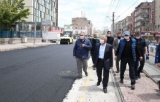 Kayserili evde Büyükşehir hizmette