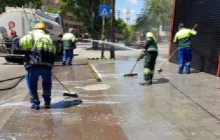 Keçiören’de temizlik bayram boyunca sürdü