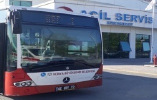 Konya’da sağlıkçılara ulaşım kolaylığı sürüyor