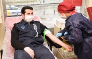 Konyalı zabıtalardan kan bağışı