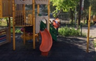 MKPaşa’da parklar dezenfekte edildi