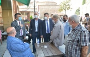 Başkan Yılmaz esnafı dinledi