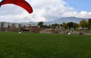 Engelli öğrenciler 29 Ekim’i gökyüzünde kutladı