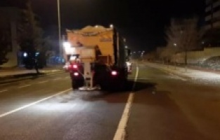 Kahramanmaraş Büyükşehir’den buzlanma çalışması