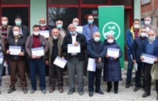 Bursa'da çiftçilere önce eğitim, sonra fidan