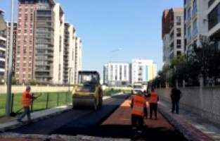 Bursa: Panayır’da yollar sıcak asfaltla buluşuyor