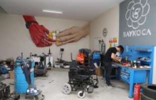 Bursa İnegöl'de 6 ayda 65 engelli aracı tamir edildi