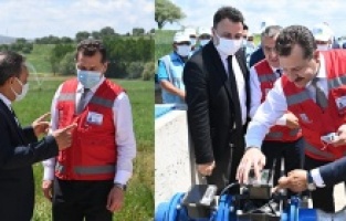 Balıkesir: Başkan Yılmaz tarımsal sulama sezonunu açtı
