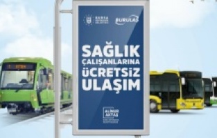 Bursa: Sağlıkçılar için ücretsiz ulaşıma devam