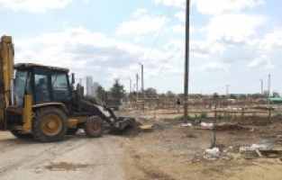 Kurban kesim satış yerleri temizleniyor