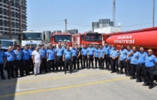 Bursa itfaiyesi Marmaris yolunda