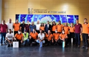 Yıldırım: Başkan Yılmaz kahramanları ağırladı