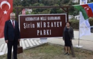 Azerbaycanlı milli kahraman Mirzayev'in adı Karacabey'de ölümsüzleştirildi