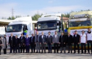 Kestel Belediyesi'nden Suriye'ye 4 yardım tırı