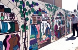 Duvarlar ressamlara tuval oldu