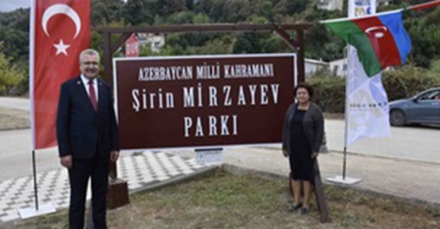 Azerbaycanlı milli kahraman Mirzayev'in adı Karacabey'de ölümsüzleştirildi