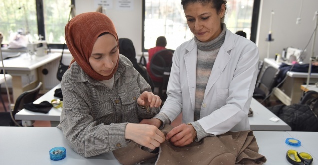 Yıldırım’da kadınlar dikiş ve nakış kursu ile ekonomiye katkı sağlıyor