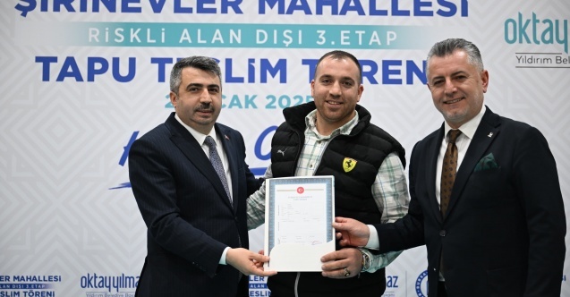 Yıldırım’da tapu sevinci